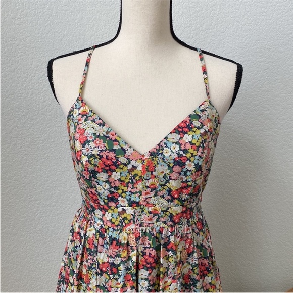 J Crew Lace-up back dress Liberty® Thorpe floral - 4 - Picture 5 of 10